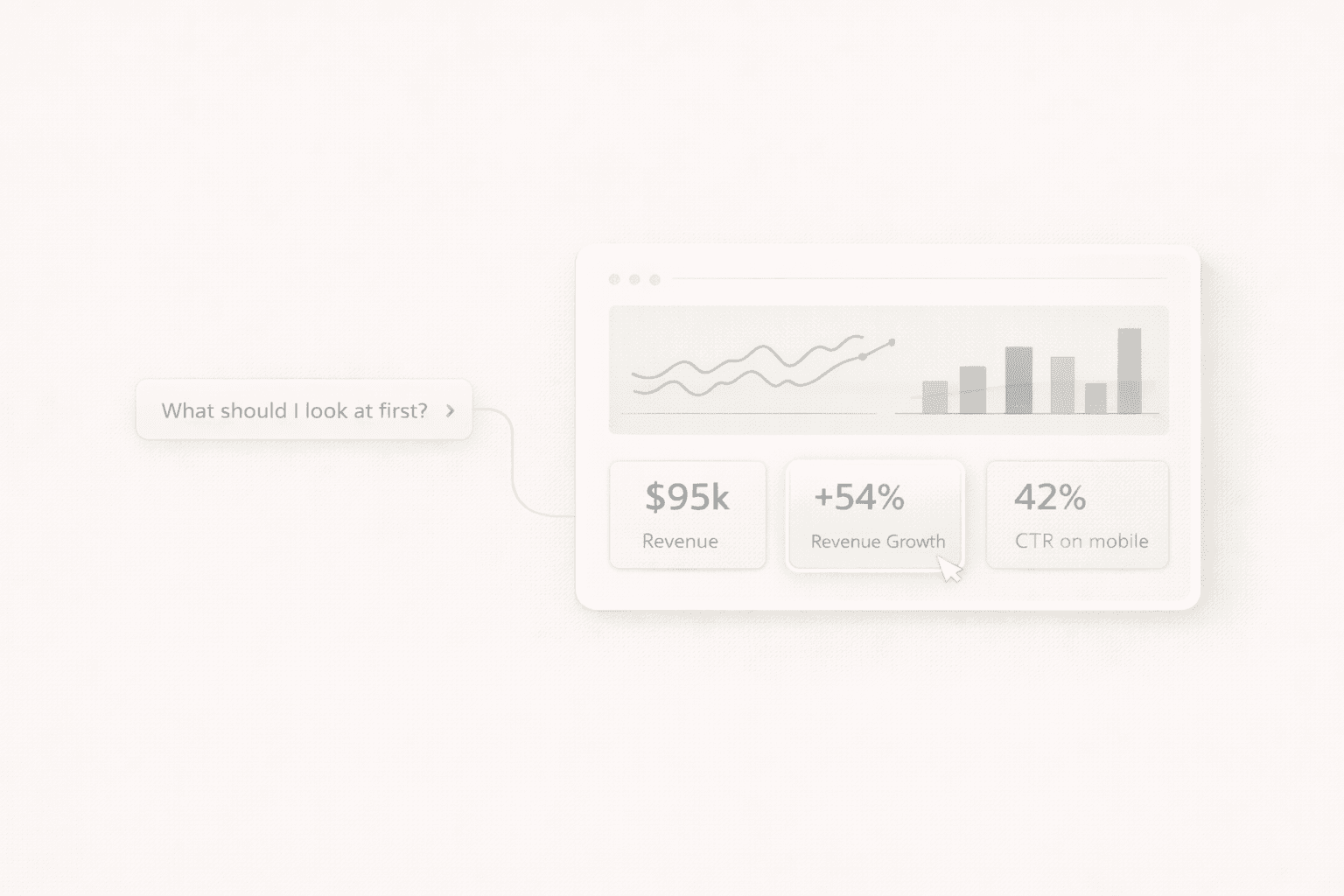 AI data chat interface in VizMint