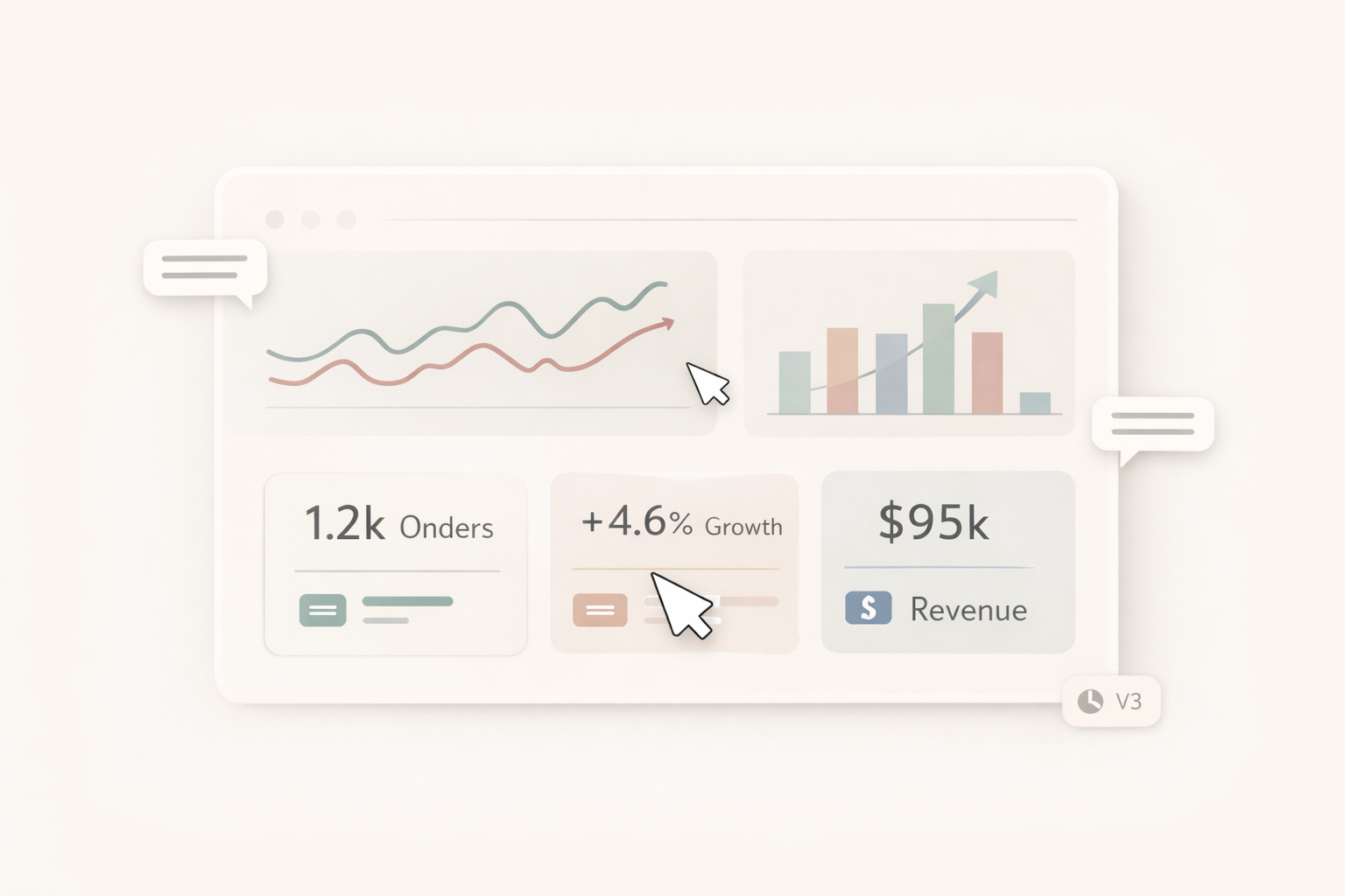 Team collaborating on a dashboard